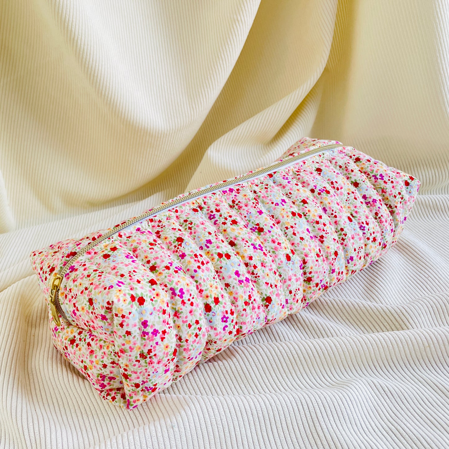 Trousse coiffure - Jardin rose