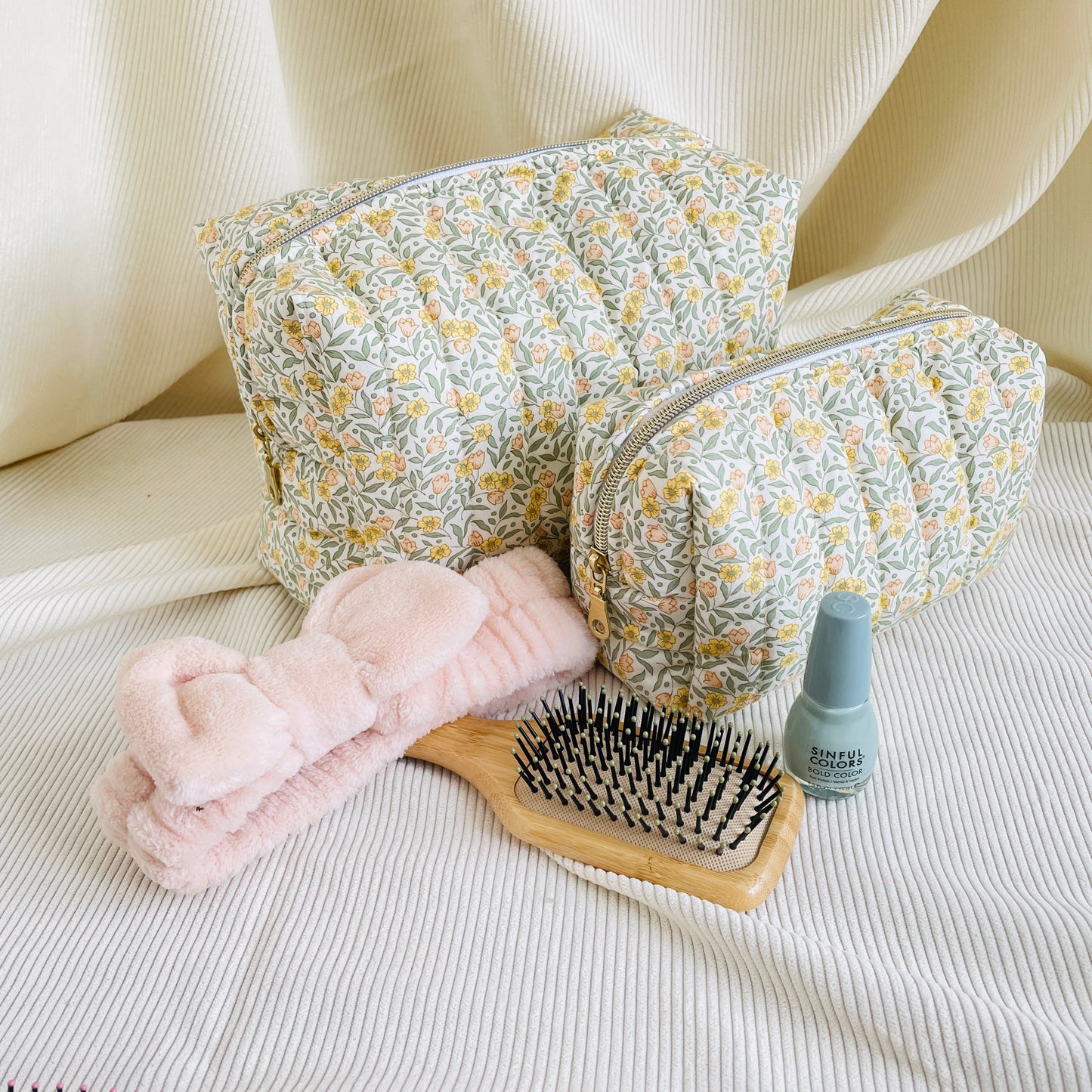 Trousse de toilette - Pré fleuri