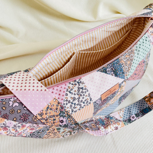 Sac noué - Patchwork printanier