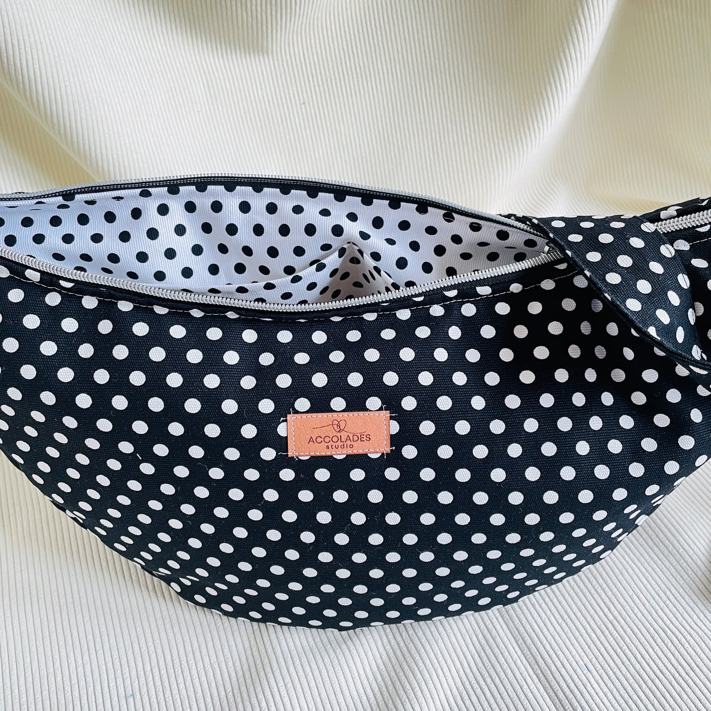 Sac noué - Petits pois