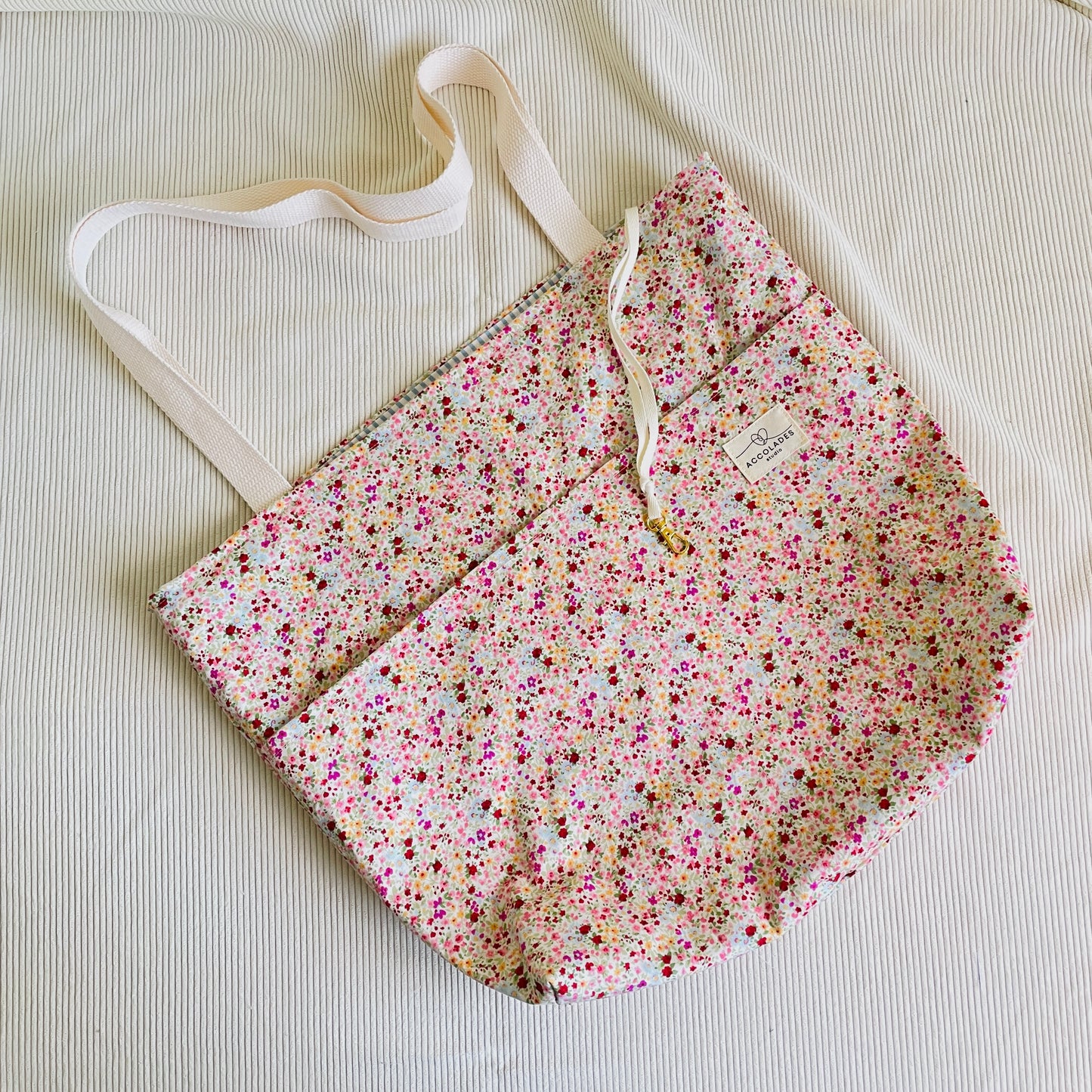 Sac fourre-tout Maya - Coton Jardin fleuri